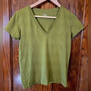 J Crew V Neck T Shirt Supima Cotton XSMALL